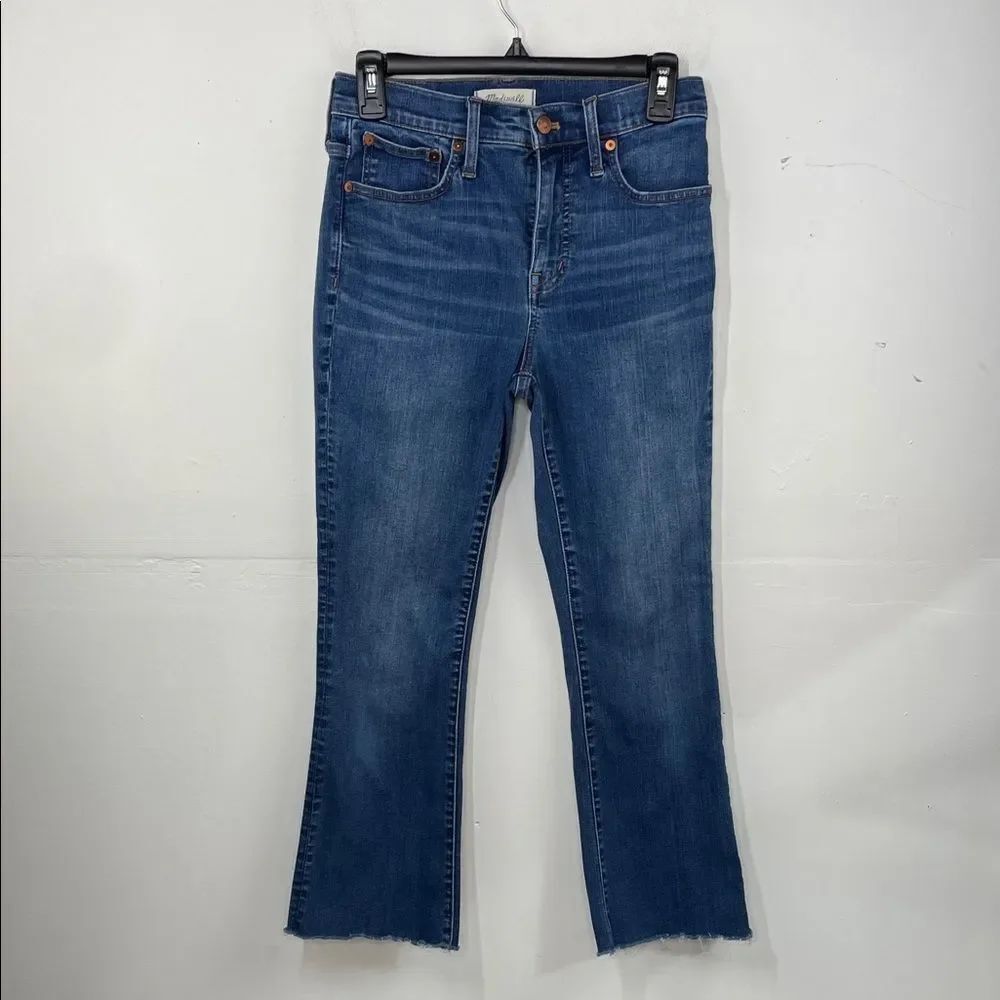 Madewell Cali Demi-Boot Jeans in Fleetwood Wash size 26